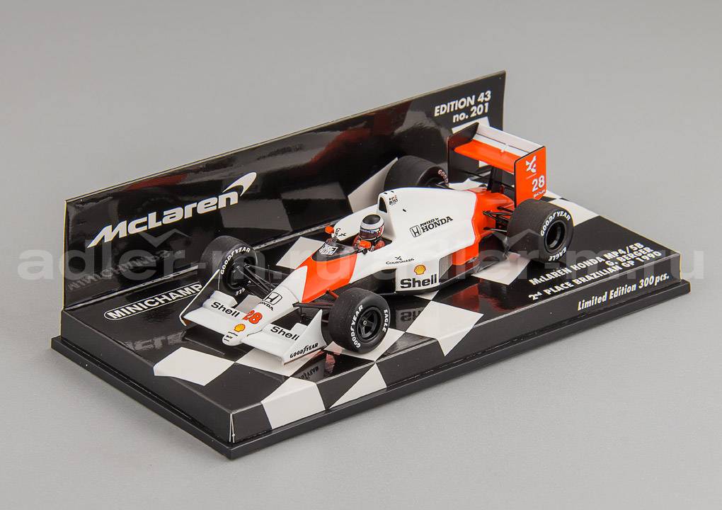 MINICHAMPS 1:43 McLaren Honda MP4 / 5B 2nd Brazil GP 1990 Gerhard Berger 537904328