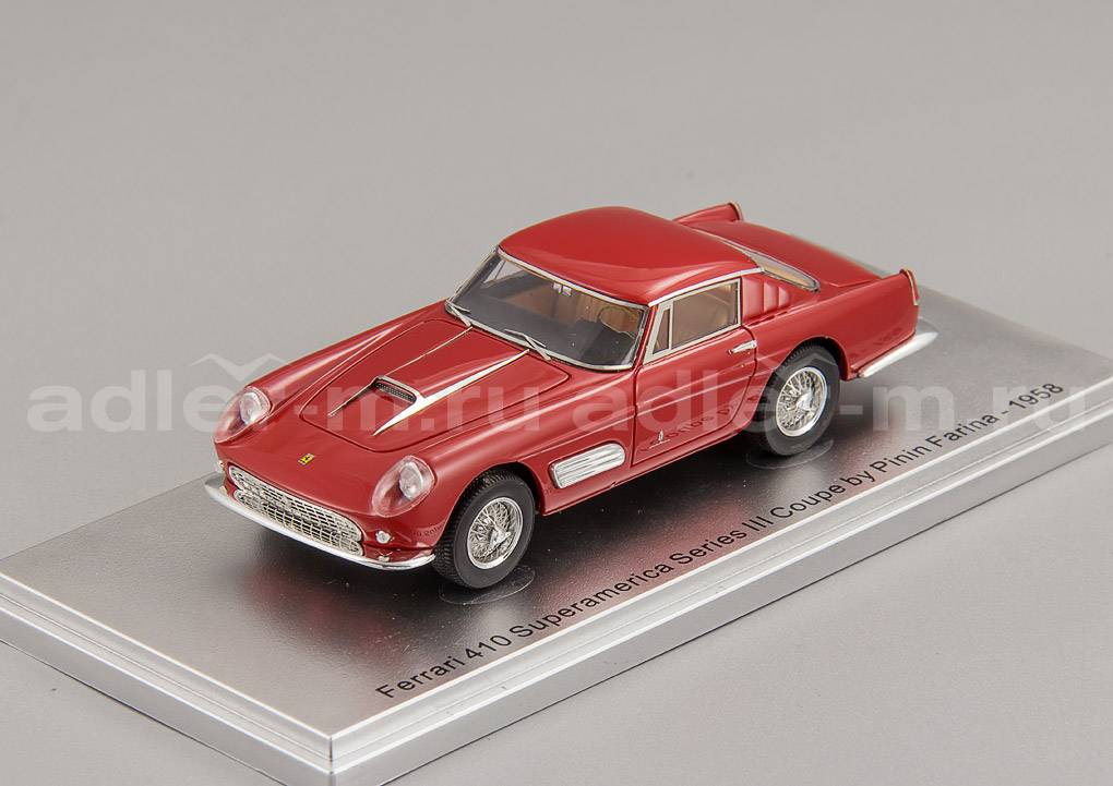 KESS SCALE MODELS 1:43 Ferrari 410 Superamerica Series III Pininfarina - 1958 (red) KE43056134
