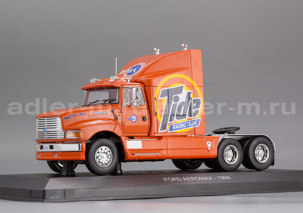 HACHETTE 1:43 Ford Aeromax (1994) - "Tide Racing Team" (orange) G1470009