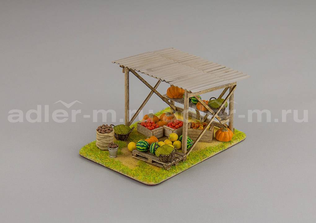 САРЛАБ 1:43 Виньетка "Овощной Базар" SL-XL11