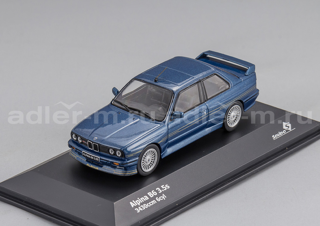 SOLIDO 1:43 BMW Alpina E30 B6 - 1989 (УЦЕНКА!) S4312001_DIS
