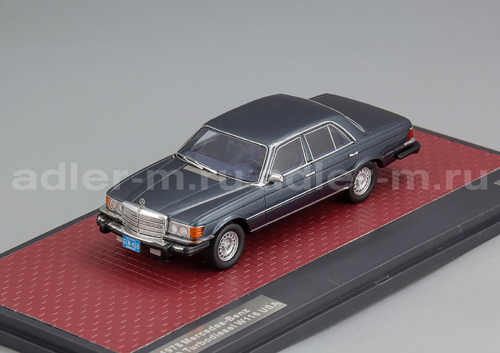 MATRIX 1:43 Mercedes-Benz 300SD Turbodiesel W116 USA (blue metallic) MX11302-223