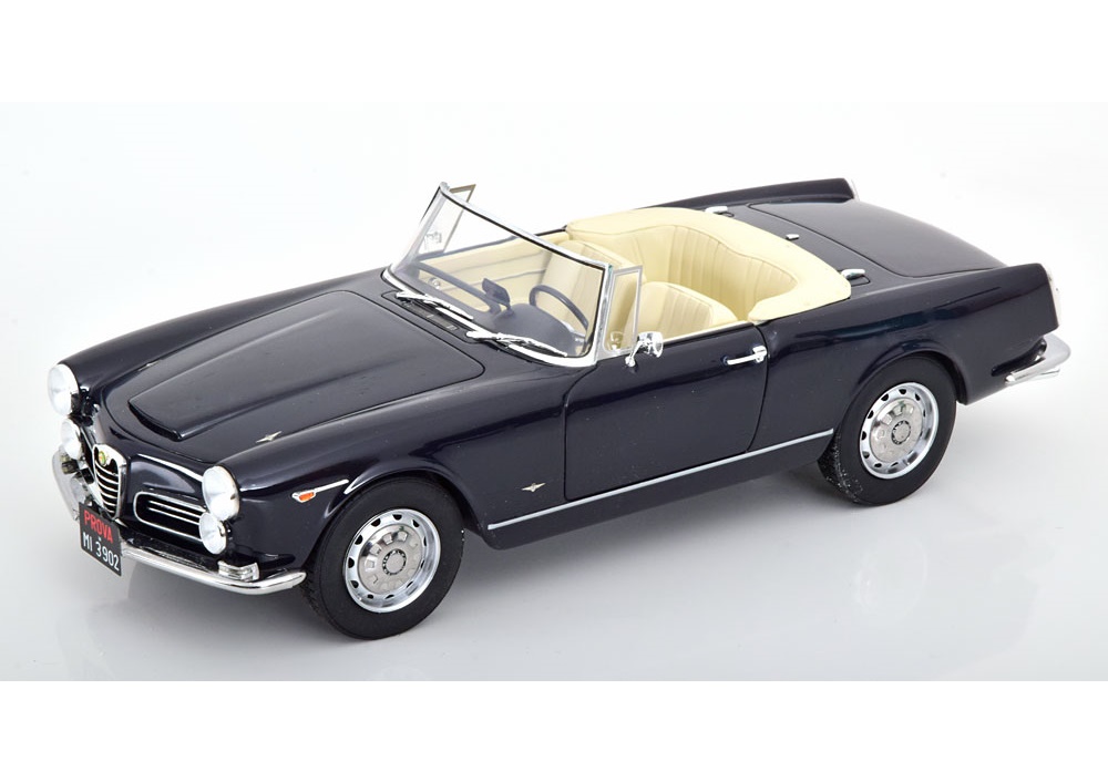 CULT SCALE MODELS 1:18 Alfa Romeo 2600 spider touring - 1961 (blue) CML039-2