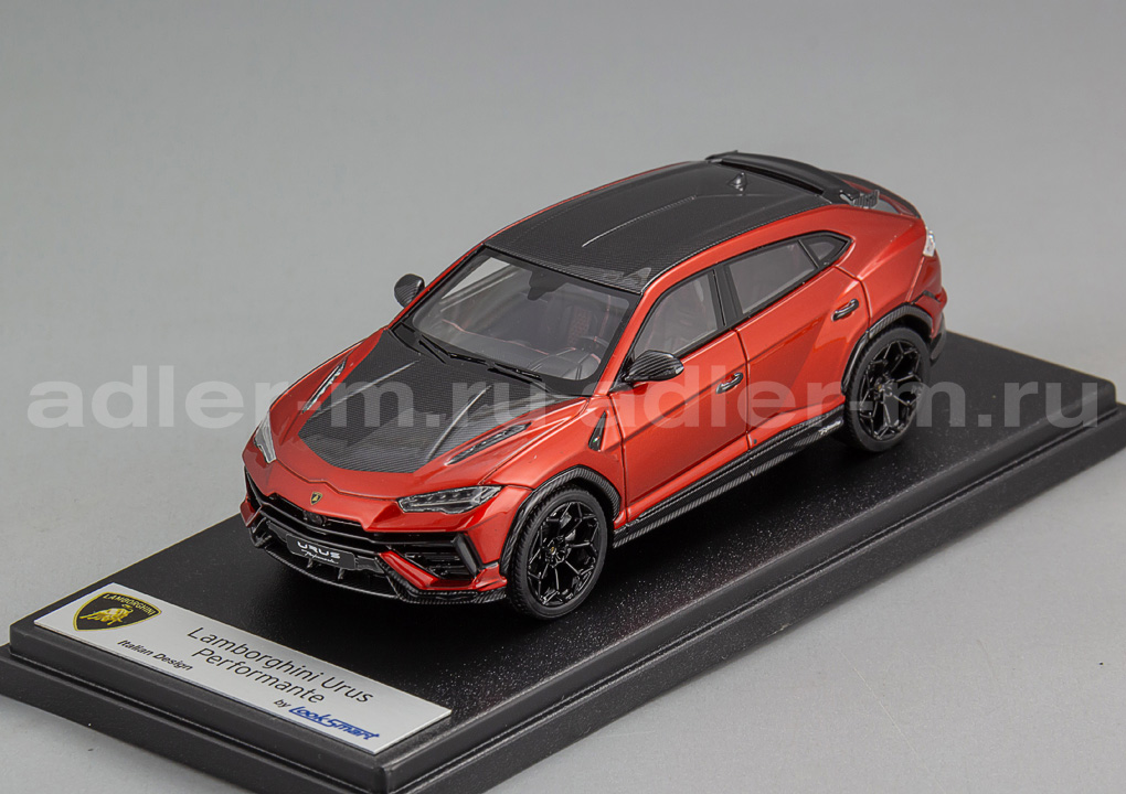 LOOKSMART 1:43 Lamborghini Urus Performante (Rosso Efesto) LS537D