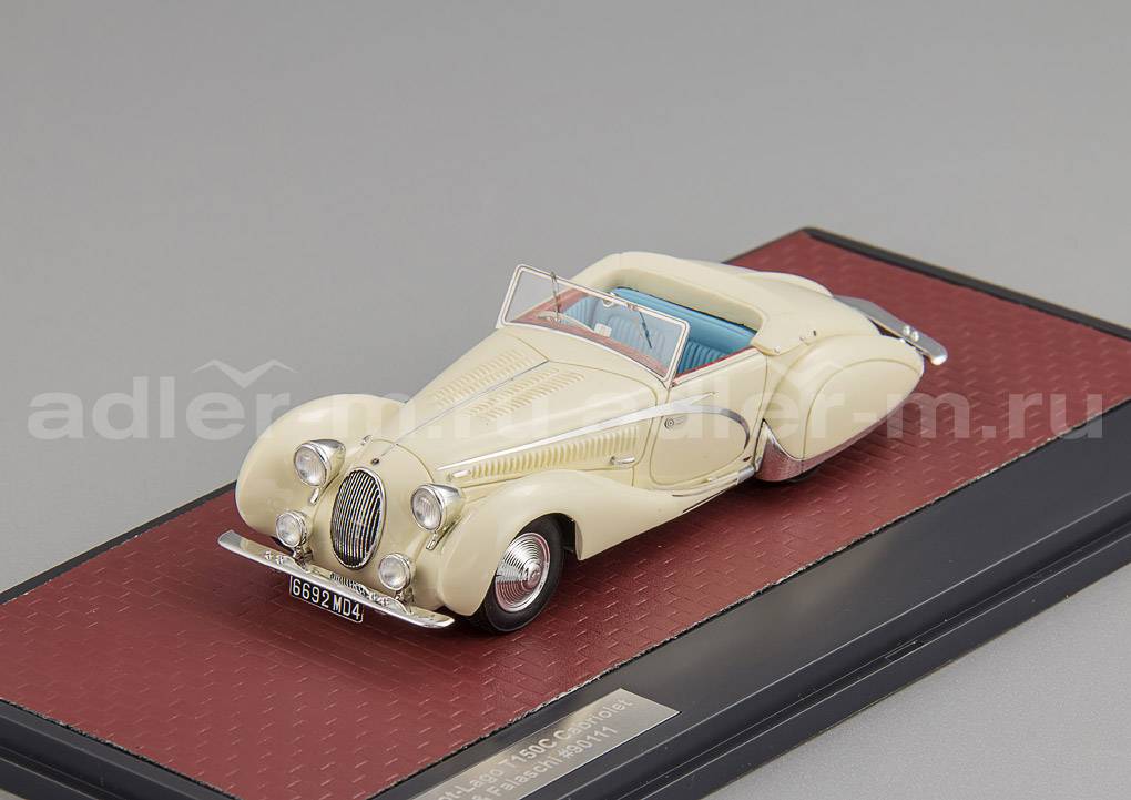 MATRIX 1:43 Talbot Lago T150C Figoni&Falaschi #90111 open (white) MX41904-031