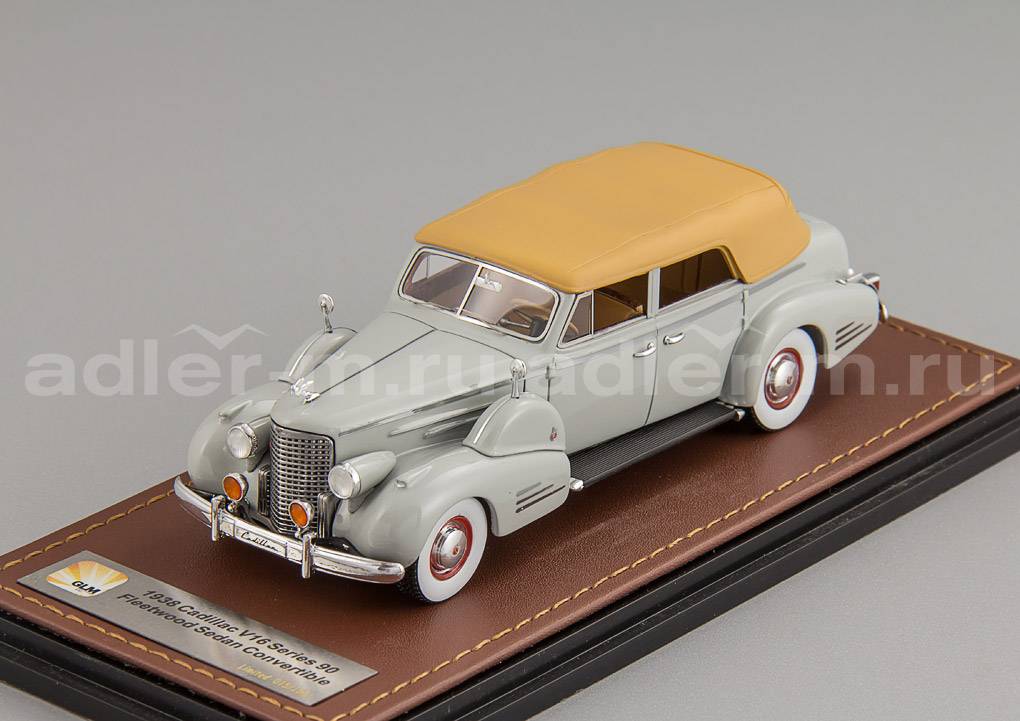 GLM 1:43 Cadillac V16 Series 90 Fleetwood Sedan closed (grey) GLM124504