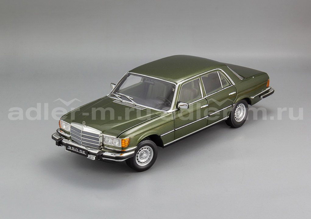 NOREV 1:18 Mercedes-Benz 350 SE W116 US-Version - 1973 (darkgreen-metallic) 183972