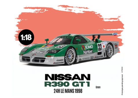 GT SPIRIT 1:18 Nissan R390 GT1 LeMans 1998 GT1003