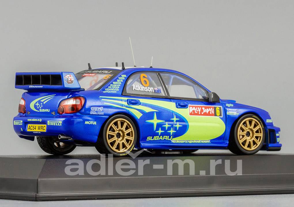 hpi 1/43 スバル インプレッサ WRC JAPAN 2006 #5