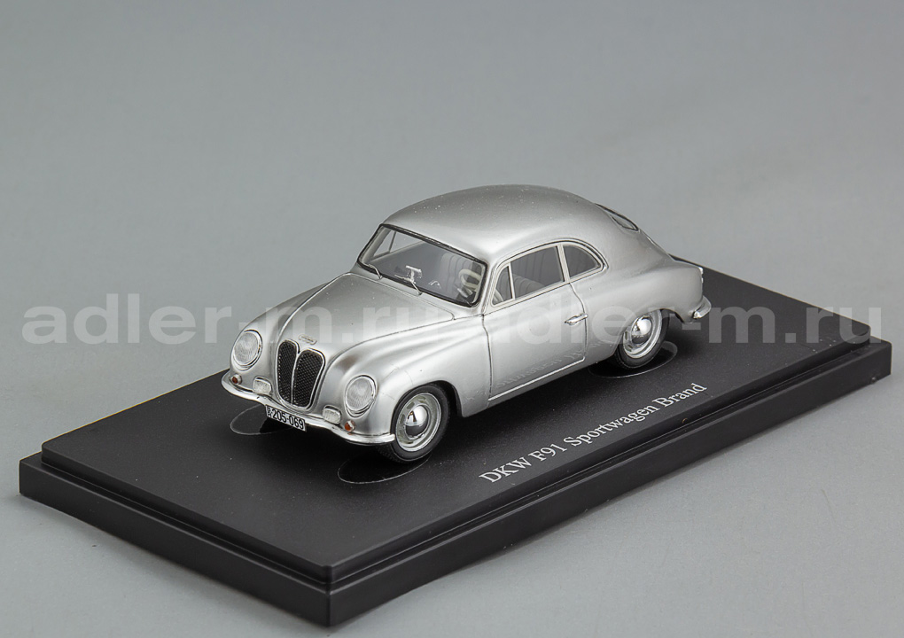AUTOCULT 1:43 DKW F91 Sportwagen (Germany 1954) (silver) ATC02036-1