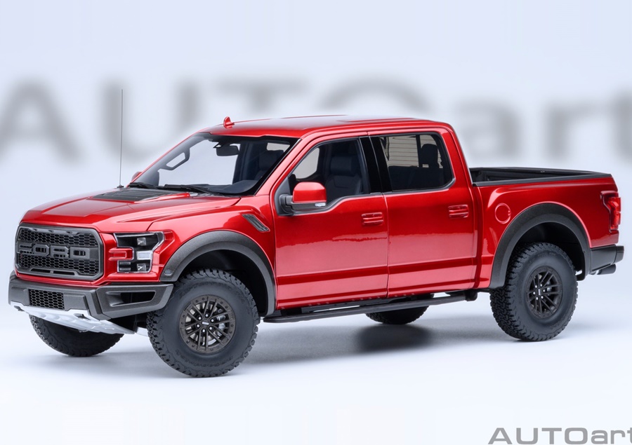 AUTOART 1:18 Ford F-150 Raptor Supercrew - 2019 (ruby red) 72948