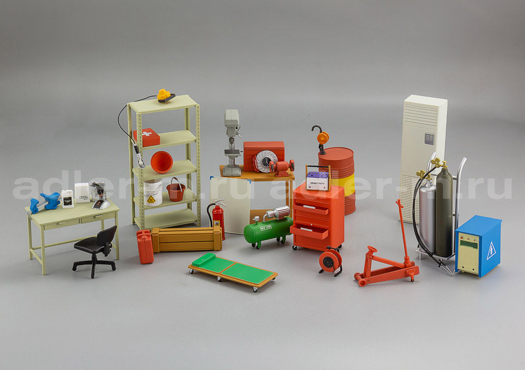 AUTOART 1:18 Garage Kit Set (Version 1) 49110
