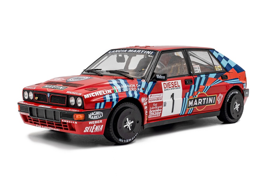 SOLIDO 1:18 Lancia Delta HF Integrale #1 - Winner Rallye SanRemo 1989 - Biasion/Siviero S1807808