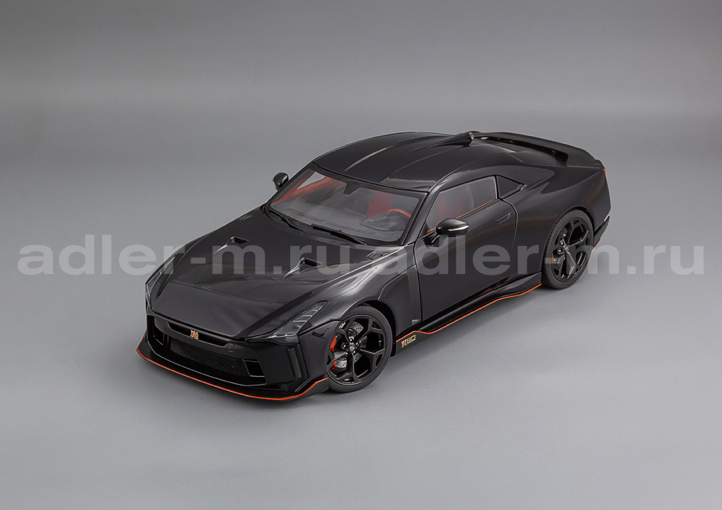 AUTOART 1:18 Nissan GT-R50 by Italdesign - 2020 (black / matt black) 77513