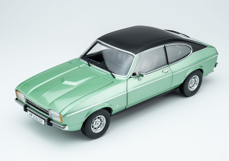 TOURING 1:18 Ford Capri II Ghia 3.0 - 1974 - 1977 (mediteran green) 18081202