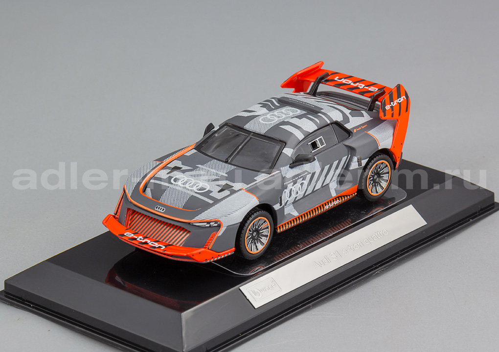 BBURAGO 1:43 Audi S1 E-TRON Quattro #0 Presentation - 2023 (УЦЕНКА!) BU18-38311_DIS_b