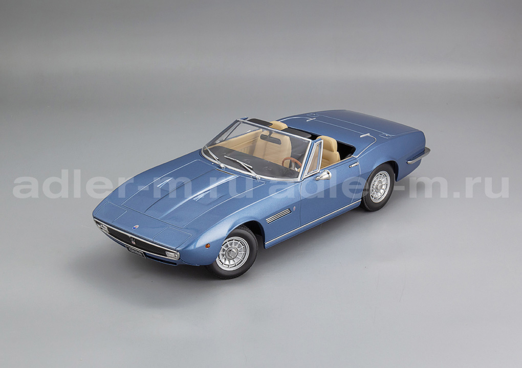 KK SCALE 1:18 Maserati Ghibli Spyder - 1970 (lightblue-met) KKDC181304