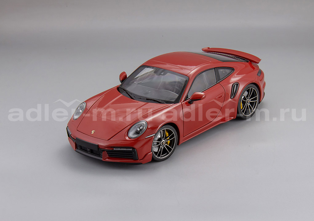 MINICHAMPS 1:18 Porsche 911 (992) Turbo S Coupe Sport Design - 2021 (red) 110069071