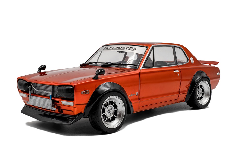 SOLIDO 1:18 Nissan Skyline (C10) HAKOSUKA (orange met.) S1813003