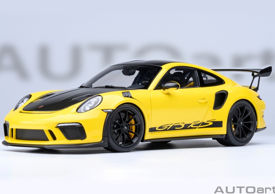 AUTOART 1:18 Porsche 911 (991.2) GT3 RS Weissach Package (Racing Yellow) 78178