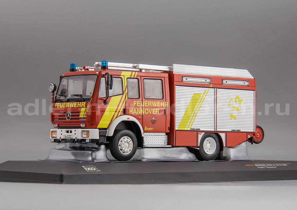 IXO 1:43 Mercedes-Benz LF 16/12 Ziegler - Feuerwehr Hannover TRF021S
