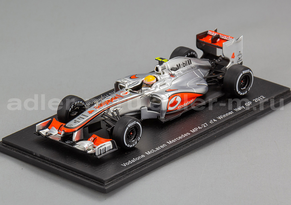 SPARK 1:43 McLaren MP4-27 #4 Winner Italian GP 2012 L.Hamilton (УЦЕНКА!) S3047_DIS_b