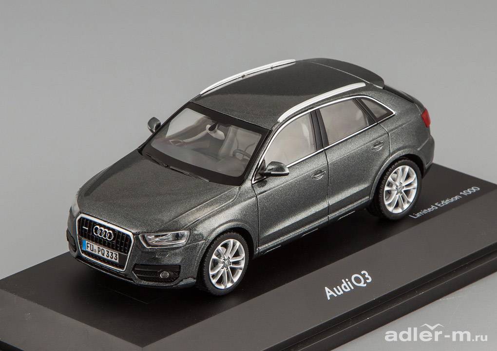 SCHUCO 1:43 Audi Q3 2012 (daytona grey) 45 074 9200