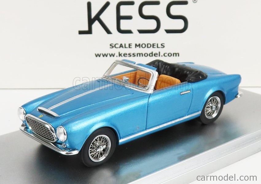 KESS SCALE MODELS 1:43 Ferrari 212 Inter Cabriolet sn0235EU - 1952 (open) (light blue met) KE43056263