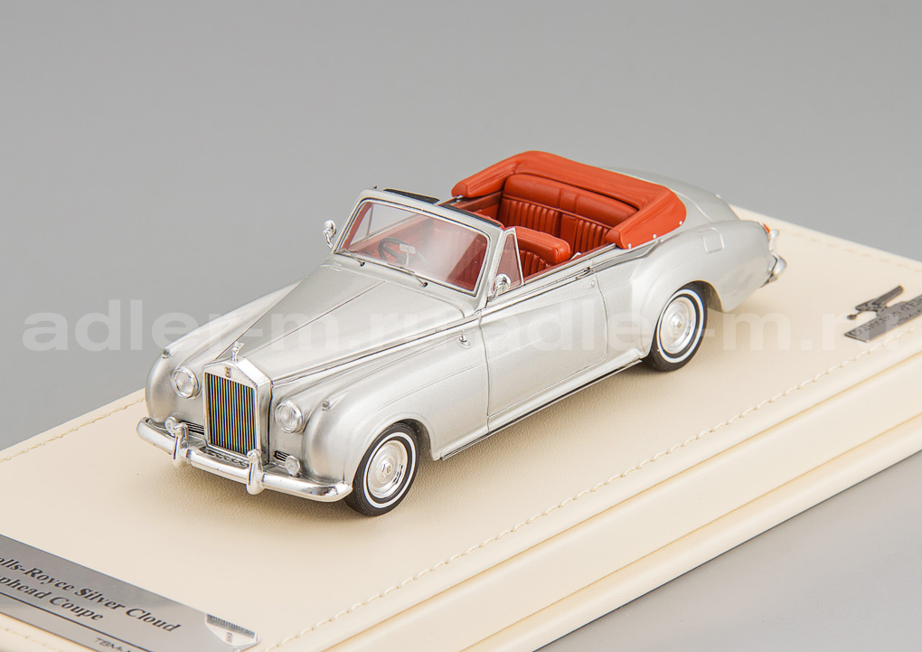 TRUESCALE MINIATURES 1:43 Rolls-Royce Silver Cloud Купе (открытый) - 1959 (silver) TSMCE154309