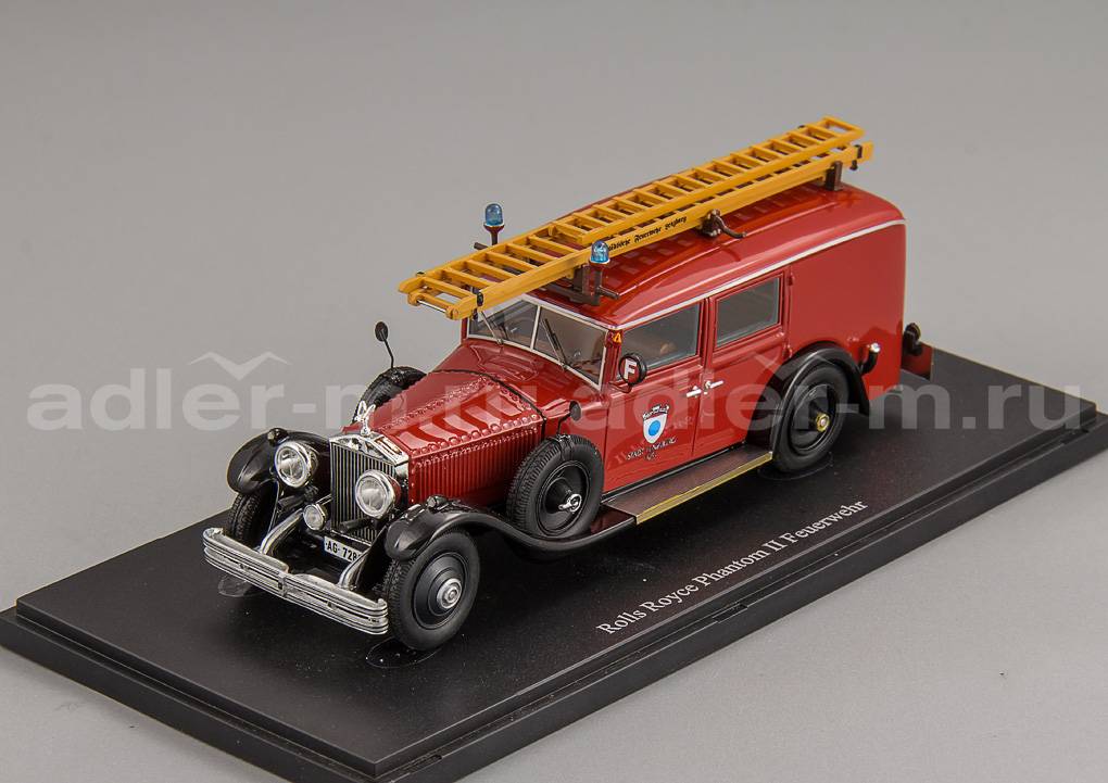 AUTOCULT 1:43 Rolls-Royce Phantom II Feuerwehr (Great Britain/Czech Republic 1930) ATC12013