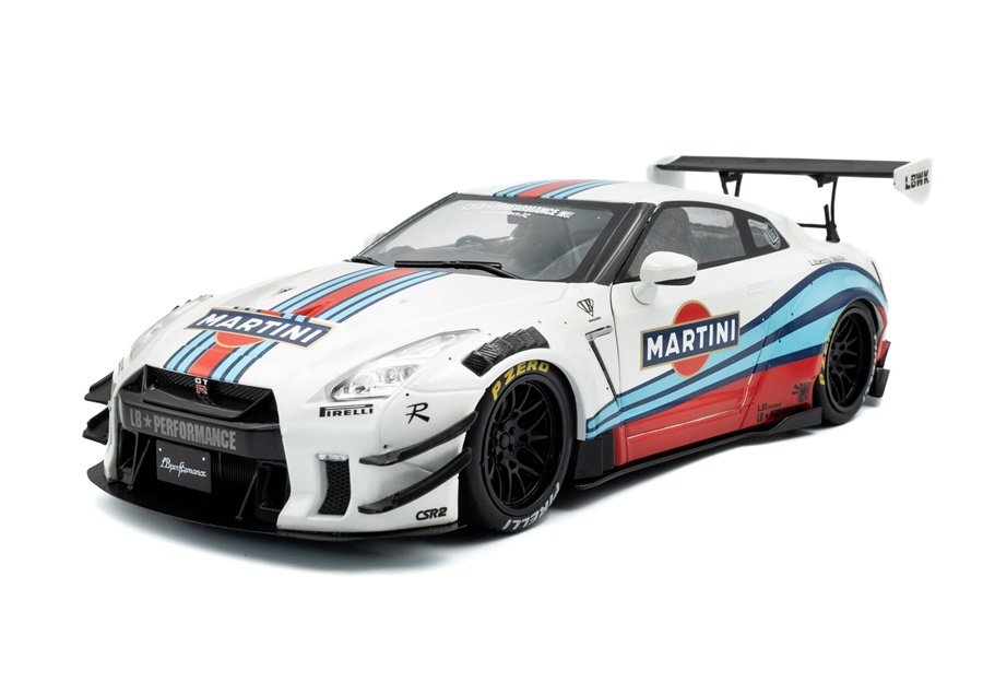 SOLIDO 1:18 Nissan GT-R (R35) - with "Martini" decals S1805819