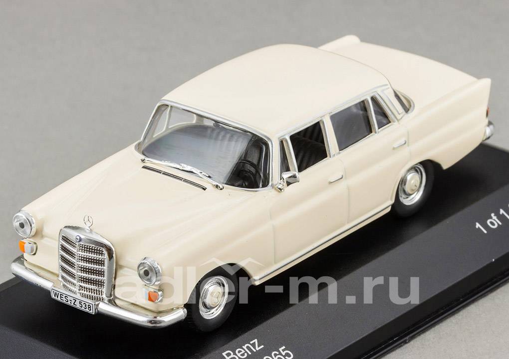 WHITE BOX 1:43 Mercedes-Benz 200 D (W110) 1965 (light beige) WB046