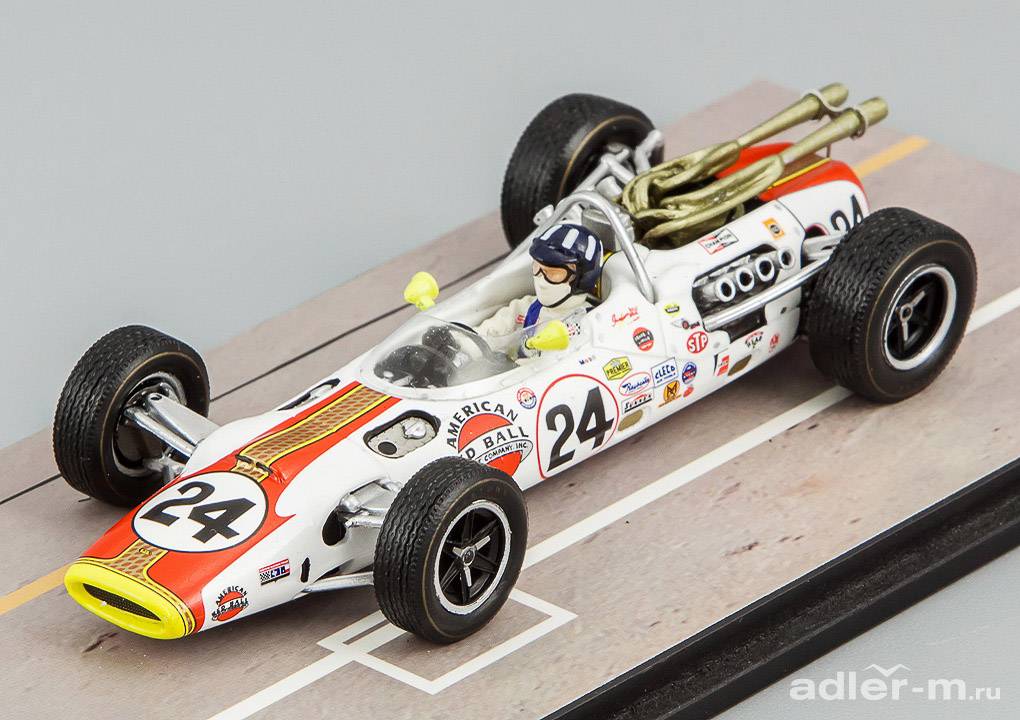 SPARK 1:43 Lola T90 #24 Winner Indy 500 1966 Graham Hill 43IN66
