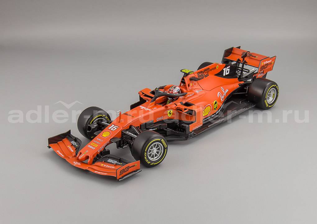 BBURAGO 1:18 Ferrari 1 SF90 Charles Leclerc ´19 "Monza Winner-Design" BB16810