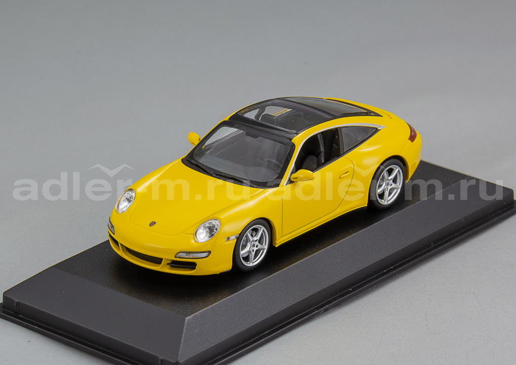 MINICHAMPS (MAXICHAMPS) 1:43 Porsche 911 Targa - 2006 (yellow) 940066161