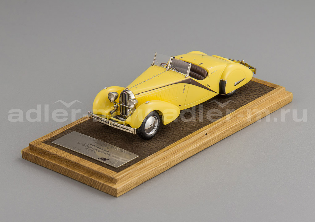 EMC (В. ПИВТОРАК) 1:43 Bugatti Type 57 Grand Raid Roadster 1935 Ch.#57260 B&G EL-4
