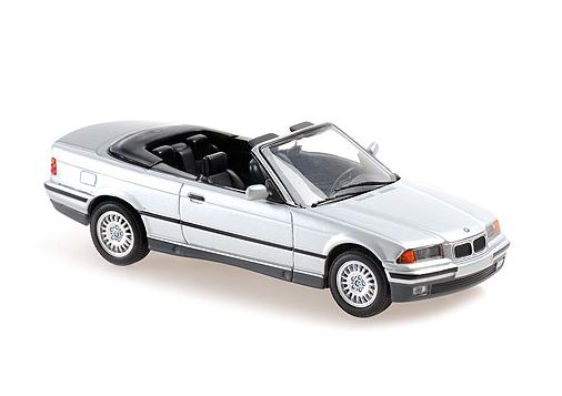 MINICHAMPS (MAXICHAMPS) 1:43 BMW 3-Series Cabriolet - 1993 (silver met) 940023330