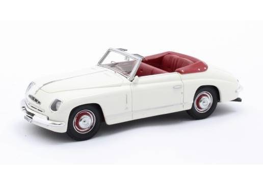 MATRIX 1:43 Alfa Romeo 6C 2500 Ghia Convertible - 1947 open (white) MX50102-111