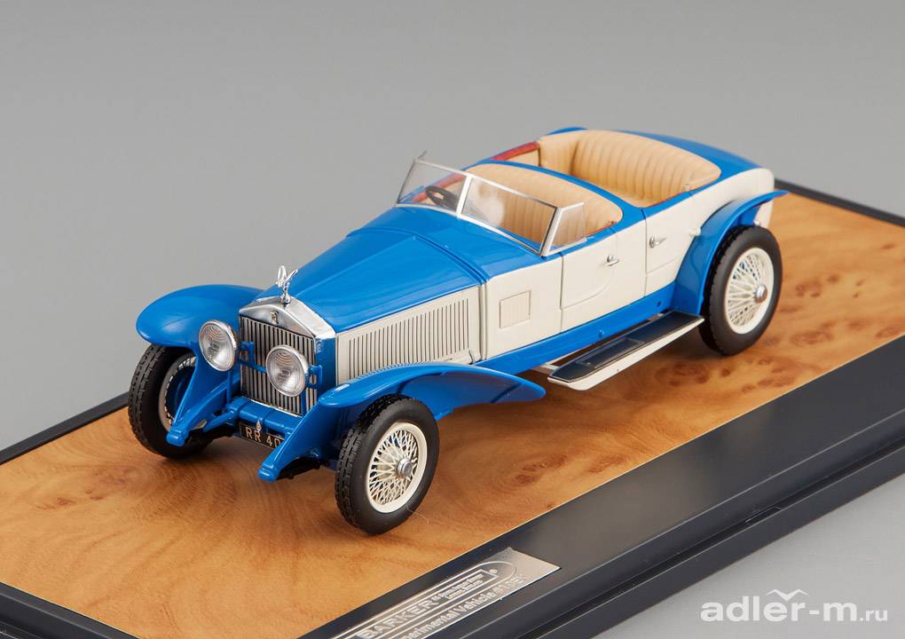 MATRIX 1:43 Rolls-Royce Phantom Experimental #10EX by Barker 1926 (blue/white) MX41705-121
