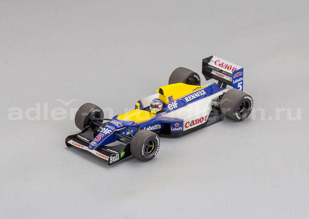 MINICHAMPS 1:43 Williams RENAULT FW 14 - NIGEL MANSELL - WORLD CHAMPION 1992 436926605