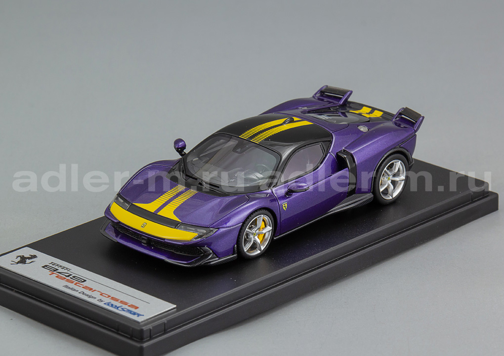 LOOKSMART 1:43 Ferrari 849 Testarossa (Violetto Dino Assetto Fiorano) LS562I