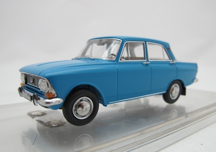 DIP MODELS 1:43 Советский автомобиль тип 412ИЭ 1974 г. (Лазурь) 141202