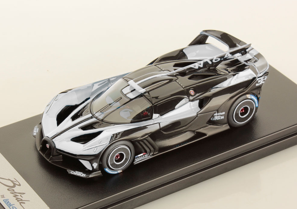 LOOKSMART 1:43 Bugatti Bolide - 2021 (Quartz White) LS528E