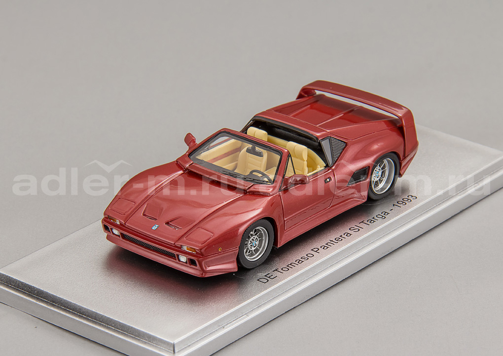 KESS SCALE MODELS 1:43 De Tomaso Pantera Si Targa - 1993 (red metallic) KE43013022