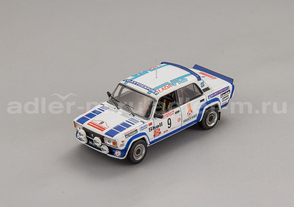 IXO 1:43 Lada 2105 VFTS #9 Rallye Neuseeland 1985 S.Brundza/S.Dadvani RAC396