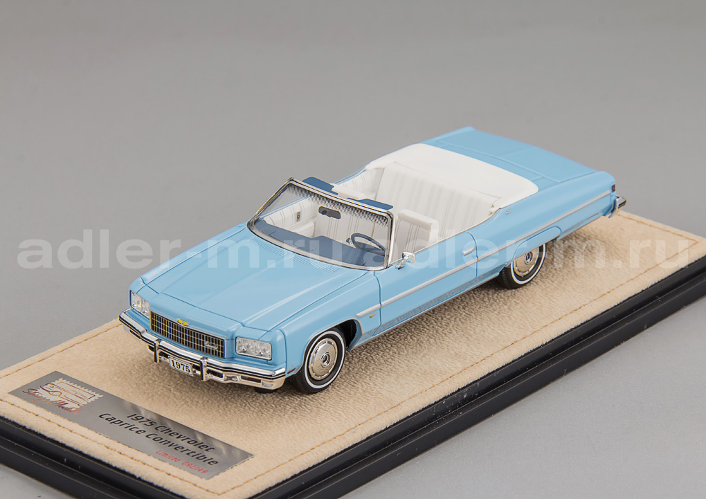 GLM + STAMP MODELS 1:43 Chevrolet Caprice Convertible (открытый) - 1975 (blue) STM751005