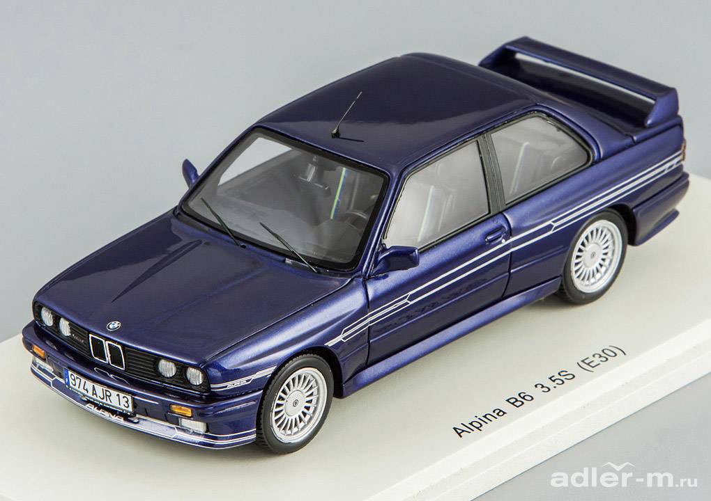 SPARK 1:43 BMW Alpina M3 B6 3.5S (E30) (blue) S2805