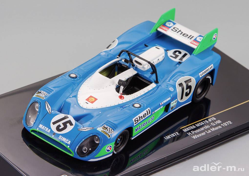IXO 1:43 Matra-Simca MS 670 #15 Winner LM 1962 H.Pescarolo - G.Hill LM1972