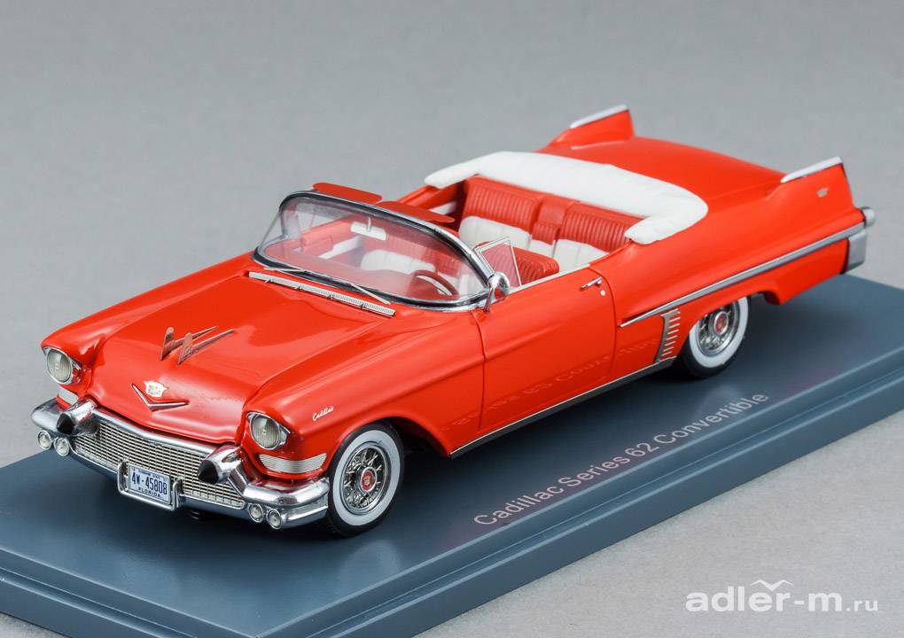 NEO 1:43 Cadillac Series 62 Convertible 1957 (red) NEO45808