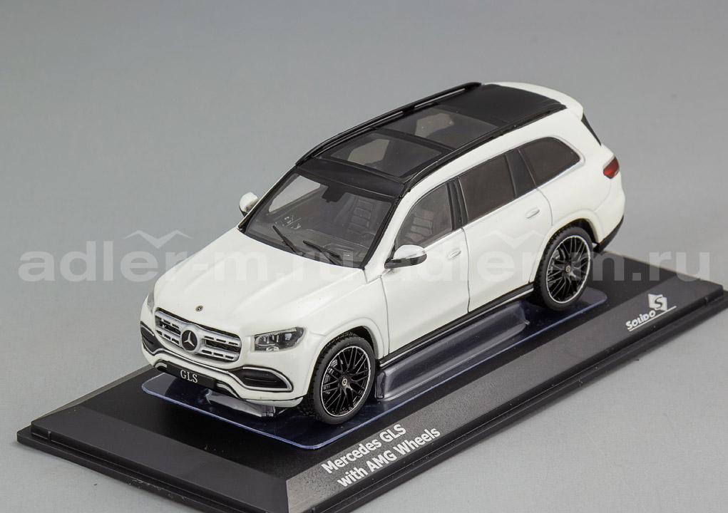 SOLIDO 1:43 Mercedes-Benz GLS (X167) with AMG rims (white) S4303903